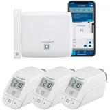 eQ-3 HomeMatic Heizkörperthermostat »Access Point + 3x Thermostat basic + Fenster-Türkontakt optisch«, weiß