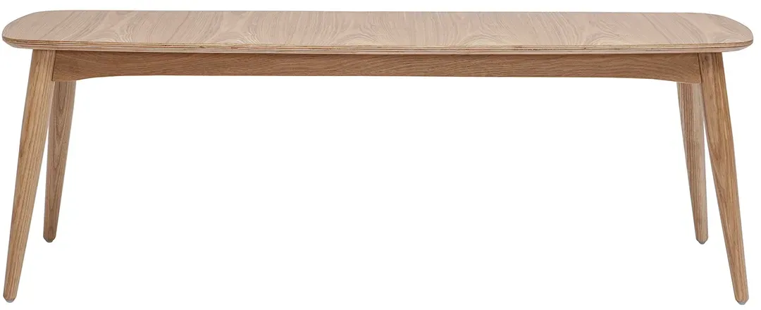 Banc scandinave bois clair L130 cm NORDECO