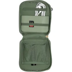 Stackers Ladegerät und Kopfhörer Etui grün aus Nylon