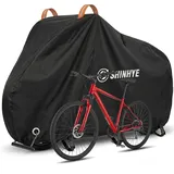 Fahrradabdeckung Wasserdicht - 600D Oxford Fahrradgarage 1 Fahrrad -Gewebe Regenschutz Fahrrad mit Verstärkten Schlosslöchernr, 200×70×110cm Fahrrad Abdeckplane Fahrradschutzhülle