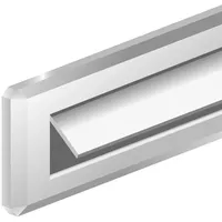 Elton Ellen Briefkasteneinwurf 34,5 x 8,23 cm, braun mit