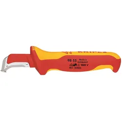 1St. Knipex 98 55 SB VDE Kabelmesser mit Gleitschutz VDE isoliert 155 mm