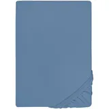 biberna 0077866 Jersey-Elastic 120 x 200 - 130 x 220 cm azurblau