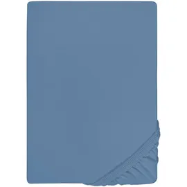 biberna 0077866 Jersey-Elastic 120 x 200 - 130 x 220 cm azurblau