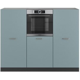 Vicco Küchenzeile R-Line Solid Anthrazit Blau Grau 180 cm modern Küchenschränke Küchenmöbel