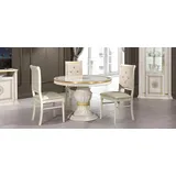 Runder Esszimmer Rund Tisch Holz Tische Runde Klassische Barock Möbel Holz Neu