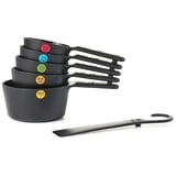 Oxo Good Grips 6-teiliges Messbecher-Set, schwarz