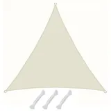 AMANKA Polyester Dreieck Wasserabweisend Garten Segel Beige