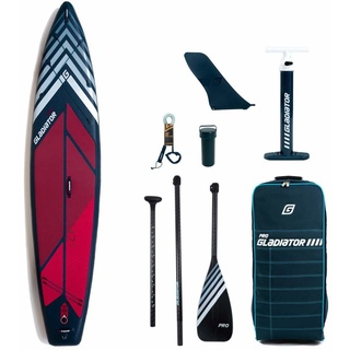 Gladiator Pro 12'6" Touring aufblasbares Brett dunkelblau|ROT|WEISS 381 cm