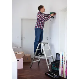 Günzburger Aluminium-Stufen-Stehleiter ML 2 x 3 Stufen (11233)