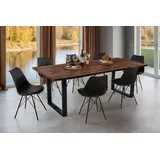 Sam Josy 220 x 77 x 100 cm Nussbaum/braun