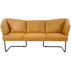 K+W Komfort & Wohnen »Mikkado Tube« in abgerundeter Form, Rundrohrkufe lang, in 2 Breiten 192 oder 242 cm gelb