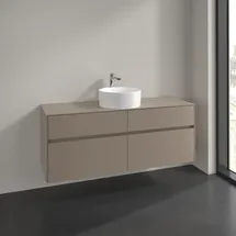Villeroy & Boch Waschtischunterschrank 4 Auszüge 140 x 54,8 x 50 cm Schwarz