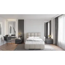 Homesy Polsterbett, Braun, Holz, Mode, 120x200 cm, Oeko-Tex® Standard 100, Schlafzimmer, Betten, Polsterbetten