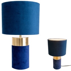 NÄVE Tischleuchte »BORDO«, BxL: 180 x 180 mm, ohne Leuchtmittel - blau