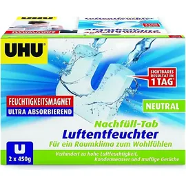 UHU Luftentfeuchter Nachfüll-Tabs 2x450g