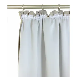 Wirth Vorhang WIRTH "Brooklyn" Gr. 1, grau, B:145cm H:150cm, Polyester, Gardinen
