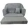 FORTISLINE Kindersofa Rosalia Mini 78 x 45 x 40 cm Textil hellgrau