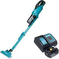 Makita DCL286FST Akku Staubsauger Blau inkl. 1 x 5,0 Ah Akku + Ladegerät