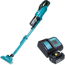 Makita DCL286FST Akku Staubsauger Blau inkl. 1 x 5,0 Ah Akku + Ladegerät