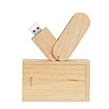 GARRULAX USB-Stick, 64 GB, hochwertiges Massivholz, Hochgeschwindigkeits-USB-2.0-Flash-Laufwerk, Speicherstick, Datenspeicherung, Pendrive-Daumendisk, 64 GB, Ahornholz