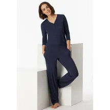 SCHIESSER Mix & Relax Pyjama-Hose Blau 40