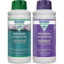 Waschmittel Rug Wash 1L & Imprägniermittel Rug Proof 1L Einheitsfarbe 2 LITER