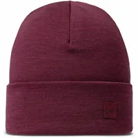 Buff Heavyweight Merino Wool Loose Mütze - Solid Tibetan Red - One Size