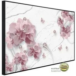 papermoon Infrarotheizung »EcoHeat - Muster mit Blumen«, Matt-Effekt - bunt