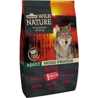 Dehner Wild Nature Hundefutter Mono Protein, Trockenfutter getreidefrei / zuckerfrei, für Hunde, Ente / Fisch, 4 kg