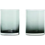 BLOMUS Trinkglas Mera 2tlg. Glas Grau