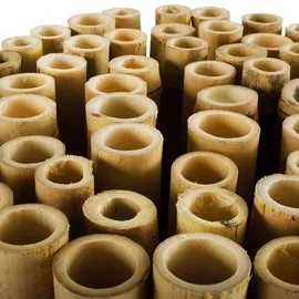 casa pura Sichtschutzelement 100 x 250 cm Natur Bambus