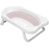 KEEEPER Faltbare Babywanne mit Stöpsel, Ab 0 bis ca. 12 Monate, 33 l, 48 x 82 x 23,5 cm, Maja, Pink (Nordic Pink)