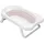 KEEEPER Faltbare Babywanne mit Stöpsel, Ab 0 bis ca. 12 Monate, 33 l, 48 x 82 x 23,5 cm, Maja, Pink (Nordic Pink)