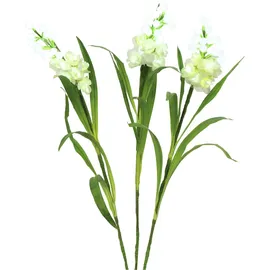 Europalms Aronstab, 3er Set mit LEDs, weiß, 85cm