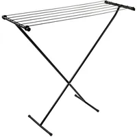 Bo-Camp Wäscheständer, schwarz, 90x32x83cm
