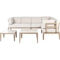 Beliani Lounge Set 6-tlg. Beige