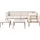 Beliani Lounge Set 6-tlg. Beige