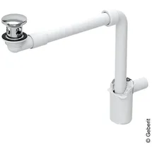 Geberit Waschbeckenablauf Raumsparsiphon, für eine oder zwei Standarmaturen, 152073211