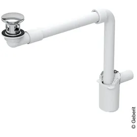 Geberit Waschbeckenablauf Raumsparsiphon, für eine oder zwei Standarmaturen, 152073211