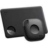 Tile by Life360 Starter Pack - Bluetooth-Tracker und Gegenstandfinder für Schlüssel, Geldbörsen und mehr. iOS- & Android-kompatibel. Handy-Finder. 2er-Pack (Schwarz