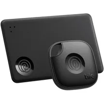 Tile by Life360 Starter Pack - Bluetooth-Tracker und Gegenstandfinder für Schlüssel, Geldbörsen und mehr. iOS- & Android-kompatibel. Handy-Finder. 2er-Pack (Schwarz