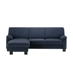 meinSofa Ecksofa  Veit , blau , Maße (cm): B: 232 H: 90 T: 168