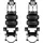 Vevor Airbag-Federungssatz, Luftfeder-Federungssatz Kompatibel mit 1999-2004 Ford F250/F350 2WD 4WD, 2008-2010 Ford F250/F350 2WD 4WD, 5000 lbs Belastung, 5 bis 100 PSI