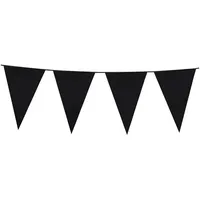 Boland Wimpelkette 10 m Schwarz