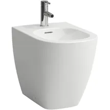 Laufen LUA Standbidet, mit Überlauf, 1 Hahnloch, 360x520mm, Eckventile innenliegend, Farbe: Weiß matt