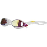 Finis Circuit2 Schwimmbrille Mit Spiegelglas - White / Red-Yellow Mirror - One Size