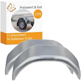 Preiswert & Gut Kotflügel Anhänger 660 x 190 x 340 mm eckig für 13 Zoll Rad