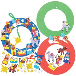 Adventskranz Bastelsets (pro Set 3) Bastelaktivitäten zu Weihnachten
