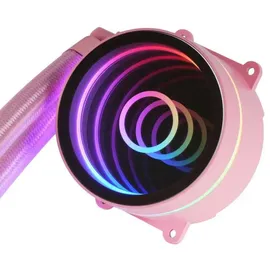 Mars Gaming ML-ONE120 Rosa, CPU Wasserkühlung, TDP 200W, Infinity Mirror, FRGB Silent-Lüfter, Universal Multisocket
